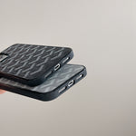 GD革のiPhone ケース黒（Magsafe）-CXK241423