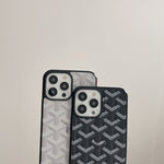 GD革のiPhone ケース黄色（Magsafe）-CXK241423