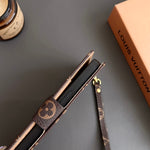 皮革手帳型 モノグラムiPhone ケース カードホルダー・紙幣収納ポケット付-OKHYL001