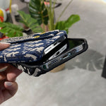 CD青いiPhoneケース ホルダー-SW231115