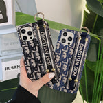 CD青いiPhoneケース ホルダー-SW231115