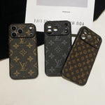 高級レザーiPhoneケースのアルファベット iPhone 17シリーズケース-CRK251154