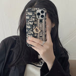 CD黒いiPhoneケース-カードケース-KKY240115