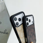 高品質なCHブラウン iPhoneケース-OKCH005