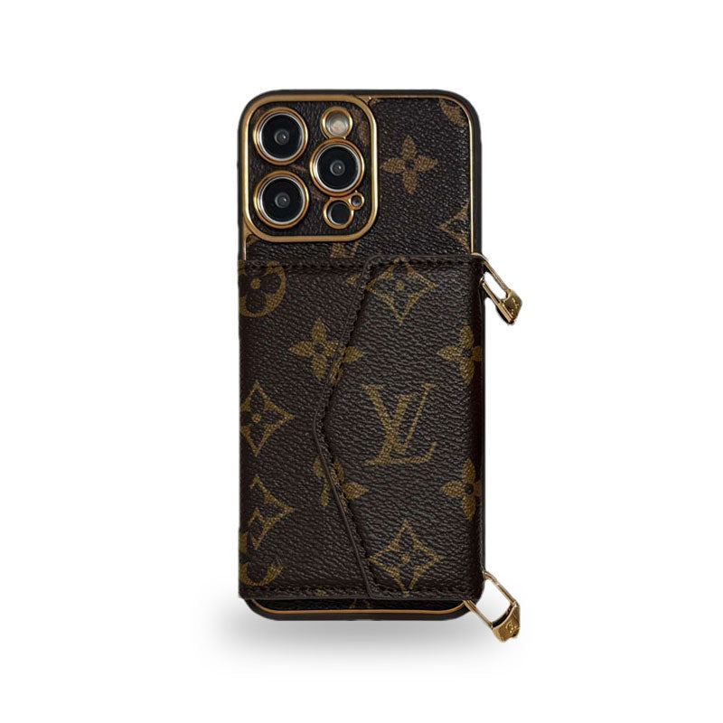 モノグラムiPhoneケース カードホルダー＆ストラップ付き- FQB241719