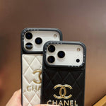 高級感のあるCCホワイト iPhoneケース-OKCC003